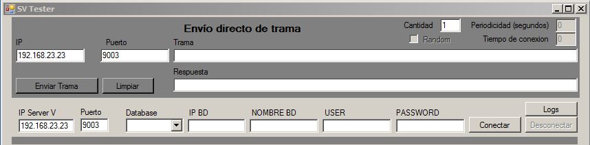 Aplicativo SV Tester